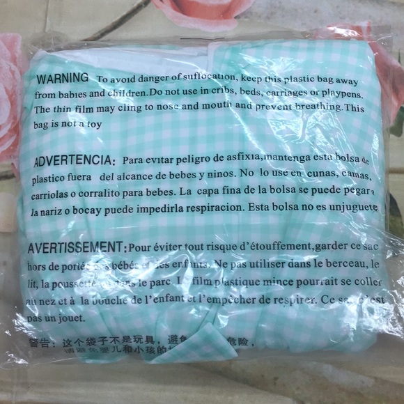 Carters baby girl gingham bow dress 18m - Picture 4 of 5